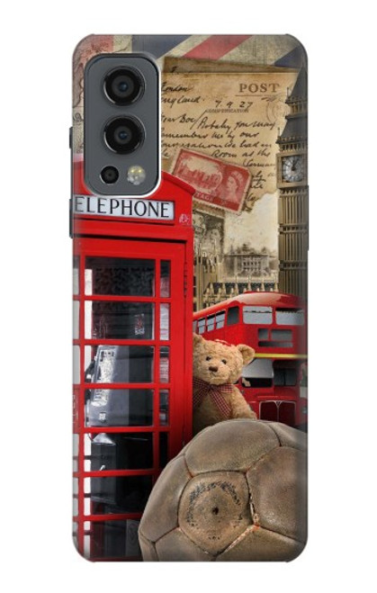 S3856 Vintage London British Hülle Schutzhülle Taschen für OnePlus Nord 2 5G