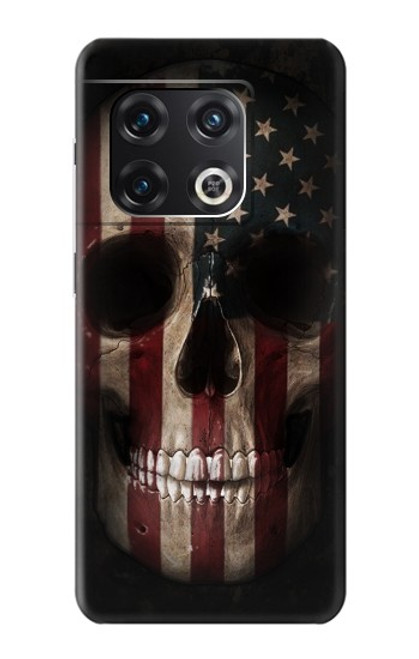 S3850 American Flag Skull Hülle Schutzhülle Taschen für OnePlus 10 Pro