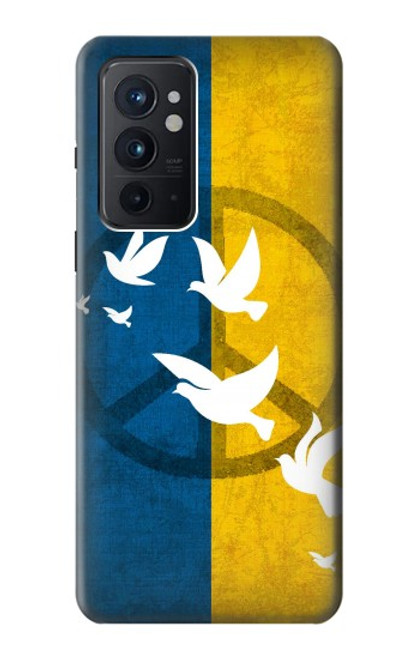 S3857 Peace Dove Ukraine Flag Hülle Schutzhülle Taschen für OnePlus 9RT 5G