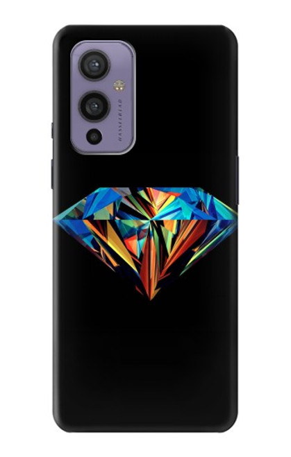 S3842 Abstract Colorful Diamond Hülle Schutzhülle Taschen für OnePlus 9