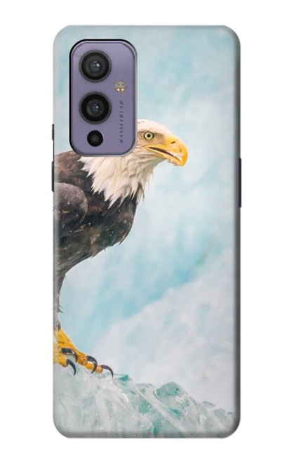 S3843 Bald Eagle On Ice Hülle Schutzhülle Taschen für OnePlus 9