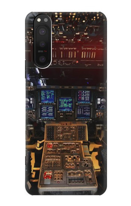 S3836 Airplane Cockpit Hülle Schutzhülle Taschen für Sony Xperia 5 II