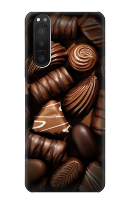 S3840 Dark Chocolate Milk Chocolate Lovers Hülle Schutzhülle Taschen für Sony Xperia 5 II
