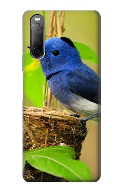 S3839 Bluebird of Happiness Blue Bird Hülle Schutzhülle Taschen für Sony Xperia 10 II