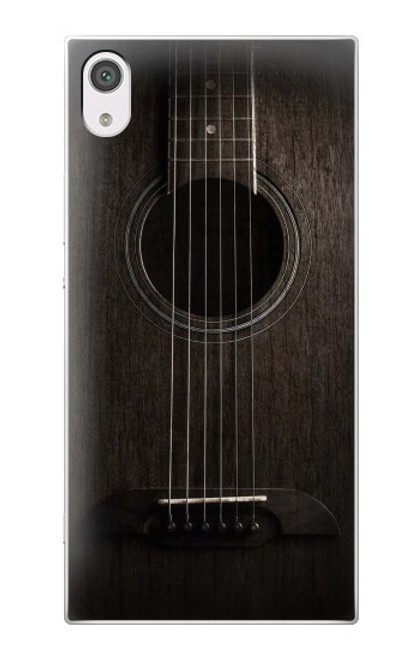 S3834 Old Woods Black Guitar Hülle Schutzhülle Taschen für Sony Xperia XA1