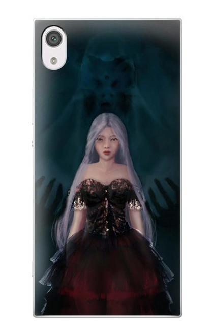 S3847 Lilith Devil Bride Gothic Girl Skull Grim Reaper Hülle Schutzhülle Taschen für Sony Xperia XA1