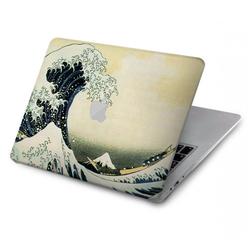 S1040 Hokusai The Great Wave of Kanagawa Hülle Schutzhülle Taschen für MacBook Pro 14 M1-M5 A2442,A2779,A2992,A2918,A3112,A3185,A3401,A3434,A3112