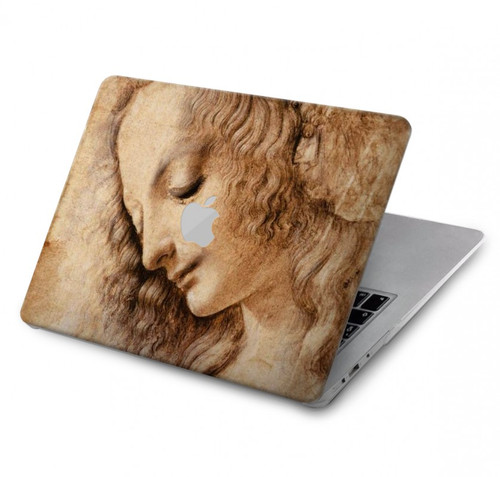 S1045 Leonardo da Vinci Woman's Head Hülle Schutzhülle Taschen für MacBook Pro 14 M1-M5 A2442,A2779,A2992,A2918,A3112,A3185,A3401,A3434,A3112