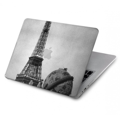 S2350 Old Paris Eiffel Tower Hülle Schutzhülle Taschen für MacBook Pro 14 M1-M5 A2442,A2779,A2992,A2918,A3112,A3185,A3401,A3434,A3112