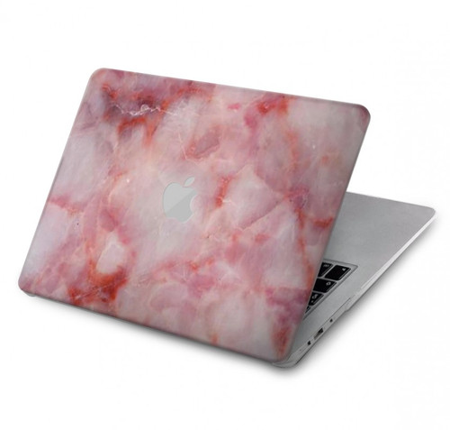 S2843 Pink Marble Texture Hülle Schutzhülle Taschen für MacBook Pro 14 M1-M5 A2442,A2779,A2992,A2918,A3112,A3185,A3401,A3434,A3112