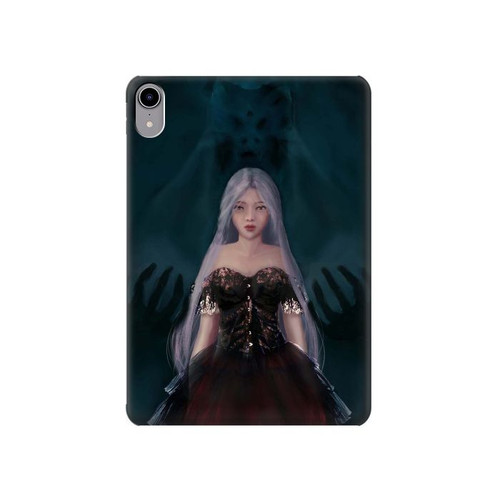 S3847 Lilith Devil Bride Gothic Girl Skull Grim Reaper Hülle Schutzhülle Taschen für iPad mini 6 7, iPad mini (2021,2024)