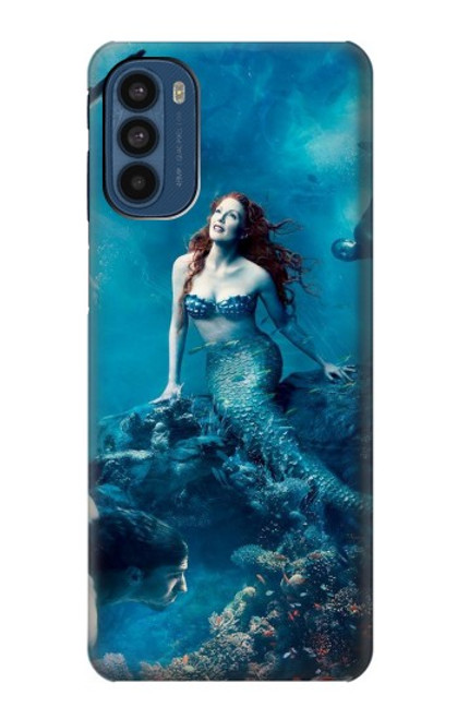 S0899 Mermaid Hülle Schutzhülle Taschen für Motorola Moto G41