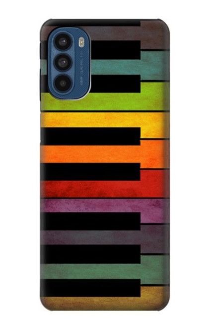 S3451 Colorful Piano Hülle Schutzhülle Taschen für Motorola Moto G41