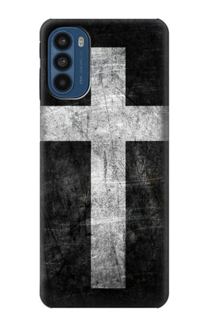 S3491 Christian Cross Hülle Schutzhülle Taschen für Motorola Moto G41