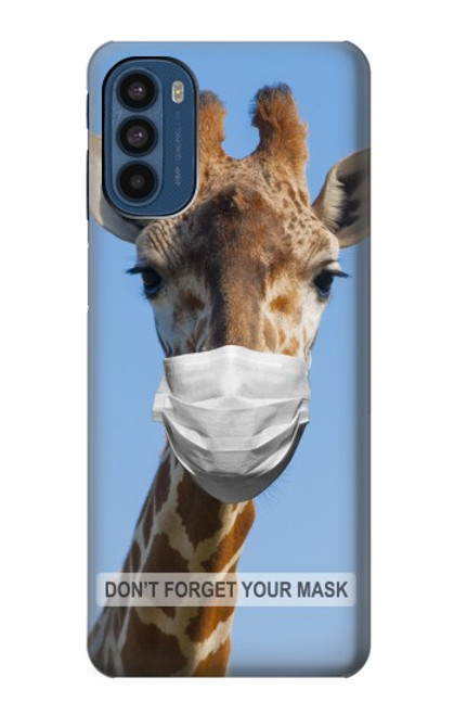 S3806 Funny Giraffe Hülle Schutzhülle Taschen für Motorola Moto G41