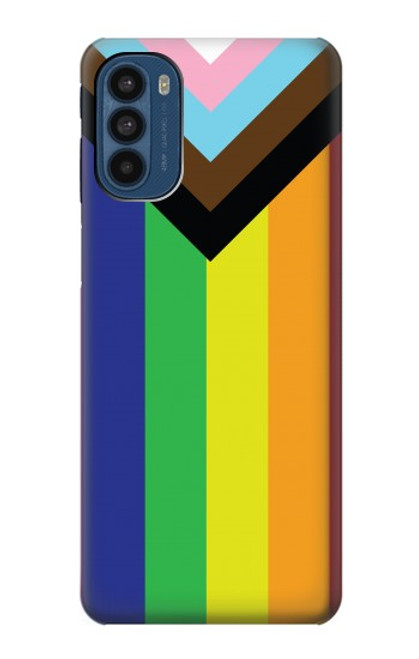 S3846 Pride Flag LGBT Hülle Schutzhülle Taschen für Motorola Moto G41