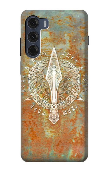 S3827 Gungnir Spear of Odin Norse Viking Symbol Hülle Schutzhülle Taschen für Motorola Moto G200 5G