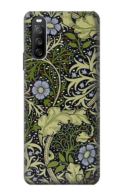 S3792 William Morris Hülle Schutzhülle Taschen für Sony Xperia 10 III Lite