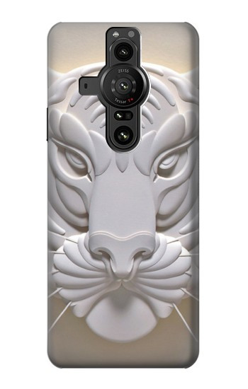 S0574 Tiger Carving Hülle Schutzhülle Taschen für Sony Xperia Pro-I