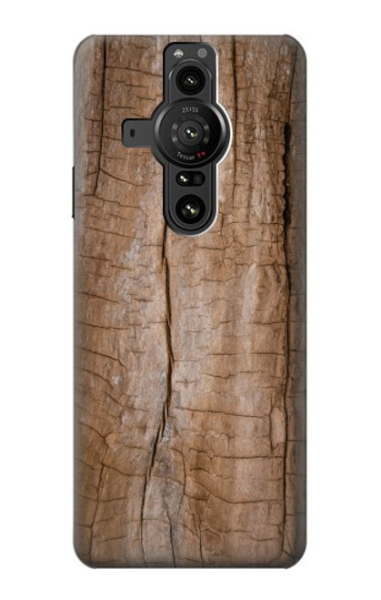 S0599 Wood Graphic Printed Hülle Schutzhülle Taschen für Sony Xperia Pro-I
