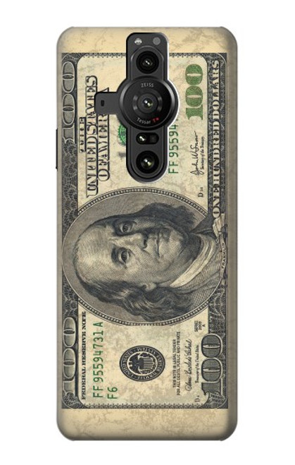 S0702 Money Dollars Hülle Schutzhülle Taschen für Sony Xperia Pro-I