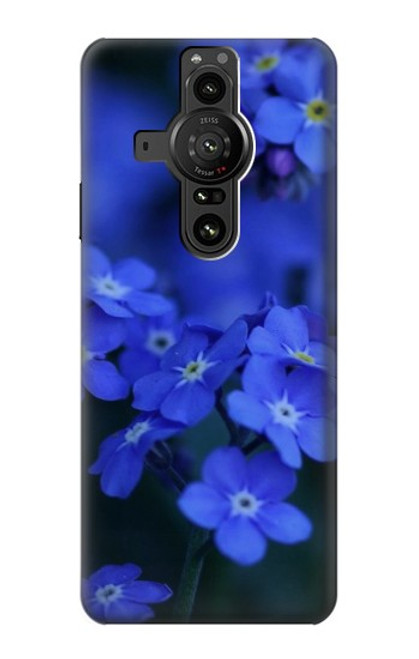 S0782 Forget me not Hülle Schutzhülle Taschen für Sony Xperia Pro-I