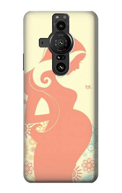 S0815 Pregnant Art Hülle Schutzhülle Taschen für Sony Xperia Pro-I