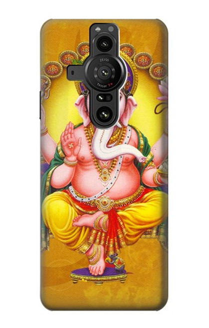 S0896 Lord Ganesh Hindu God Hülle Schutzhülle Taschen für Sony Xperia Pro-I
