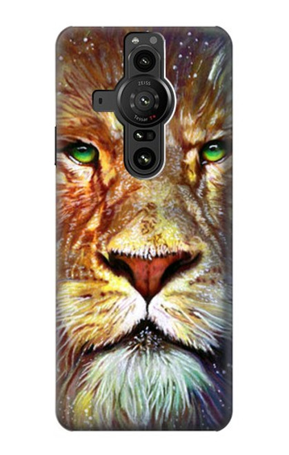 S1354 Lion Hülle Schutzhülle Taschen für Sony Xperia Pro-I