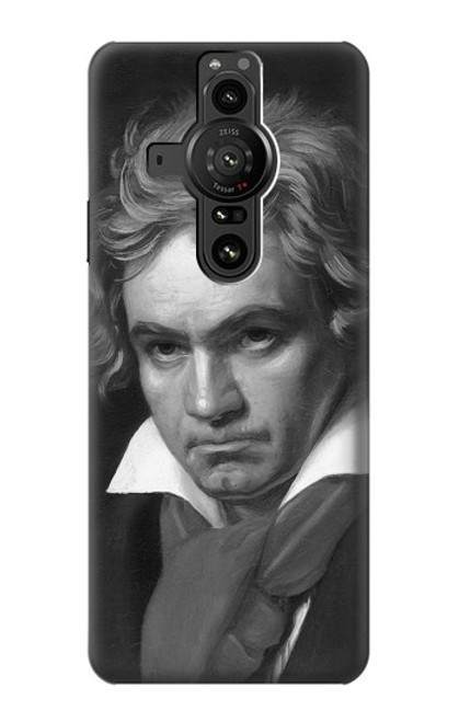 S1930 Beethoven Hülle Schutzhülle Taschen für Sony Xperia Pro-I