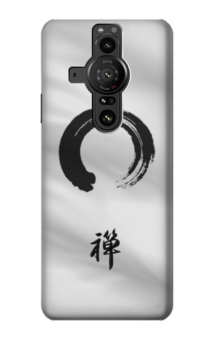 S2398 Zen Buddhism Symbol Hülle Schutzhülle Taschen für Sony Xperia Pro-I