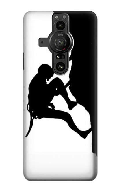 S2407 Mountain Climber Climbing Hülle Schutzhülle Taschen für Sony Xperia Pro-I