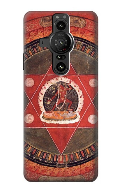 S2464 Tibetan Mandala of the Naropa Tradition Hülle Schutzhülle Taschen für Sony Xperia Pro-I