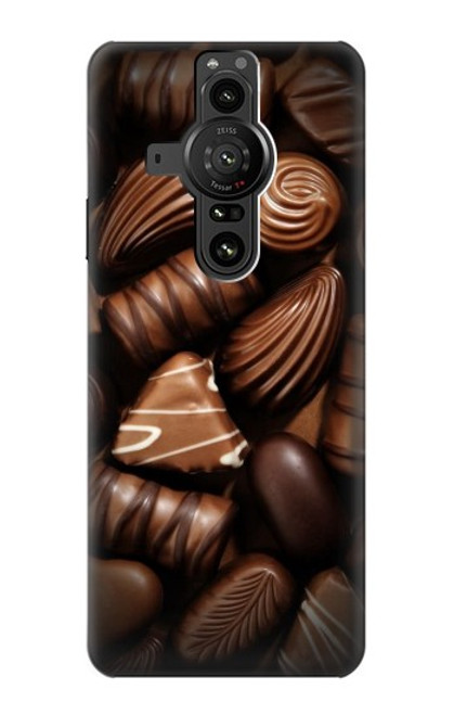 S3840 Dark Chocolate Milk Chocolate Lovers Hülle Schutzhülle Taschen für Sony Xperia Pro-I