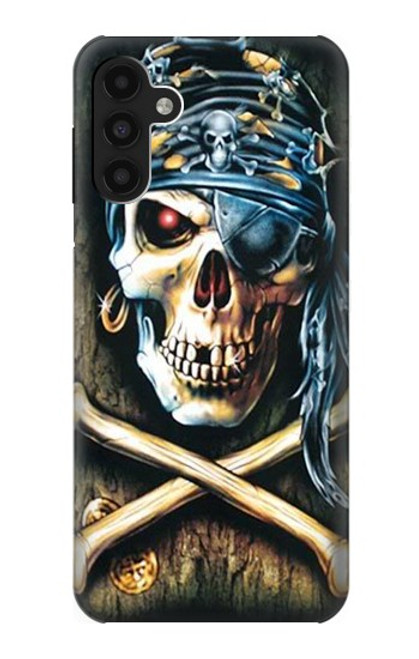 S0151 Pirate Skull Punk Rock Hülle Schutzhülle Taschen für Samsung Galaxy A13 4G