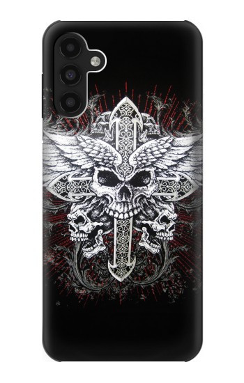 S1434 Skull Wing Tattoo Biker Hülle Schutzhülle Taschen für Samsung Galaxy A13 4G