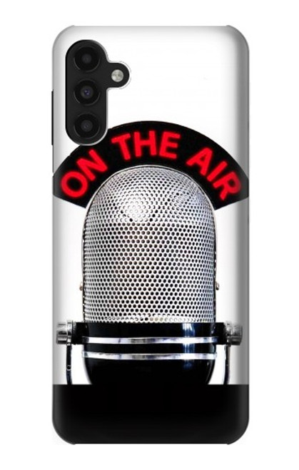 S2381 Vintage Radio Microphone On The Air Hülle Schutzhülle Taschen für Samsung Galaxy A13 4G