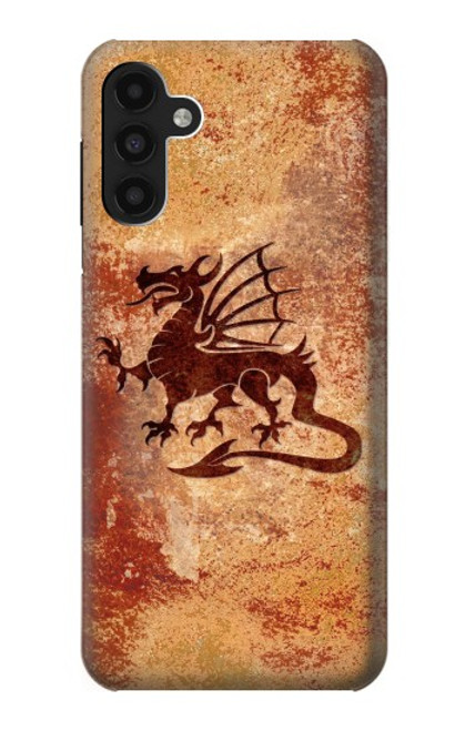 S2485 Dragon Metal Texture Graphic Printed Hülle Schutzhülle Taschen für Samsung Galaxy A13 4G