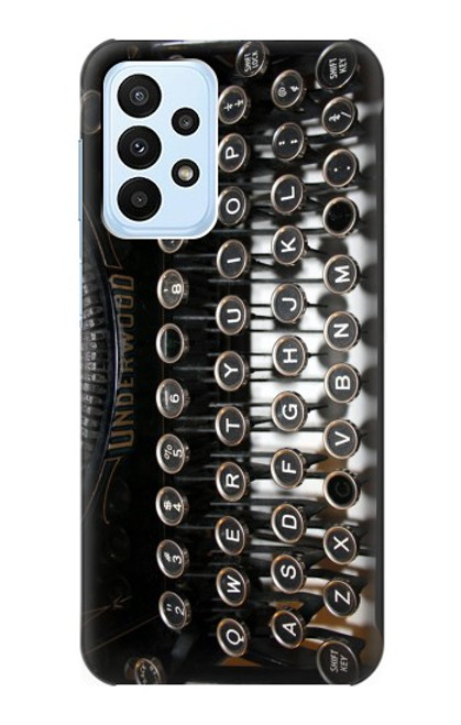 S0620 Typewriter Hülle Schutzhülle Taschen für Samsung Galaxy A23