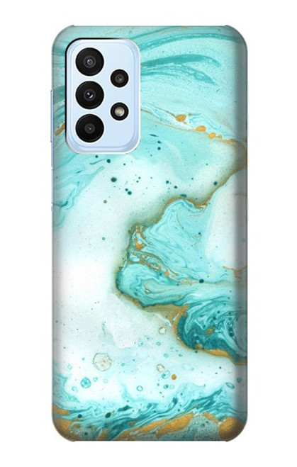 S3399 Green Marble Graphic Print Hülle Schutzhülle Taschen für Samsung Galaxy A23