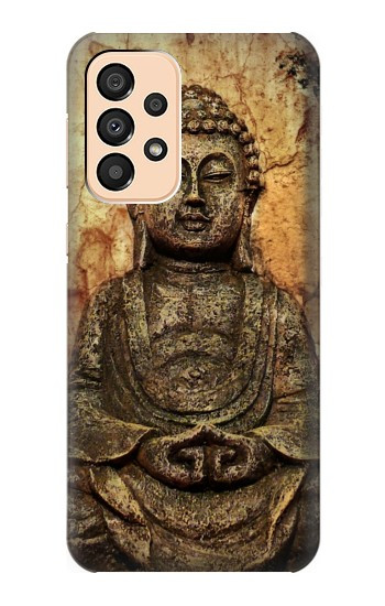 S0344 Buddha Rock Carving Hülle Schutzhülle Taschen für Samsung Galaxy A33 5G