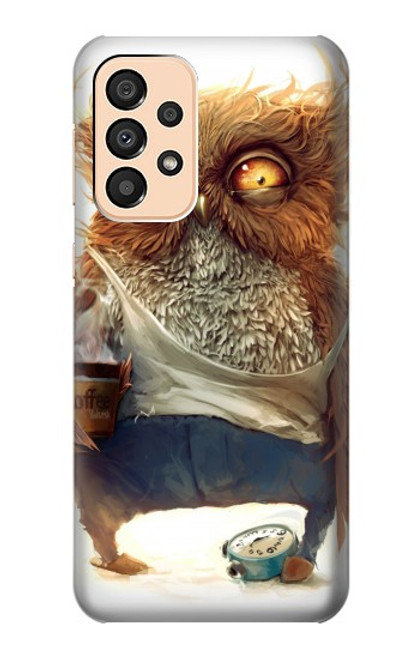 S1133 Wake up Owl Hülle Schutzhülle Taschen für Samsung Galaxy A33 5G