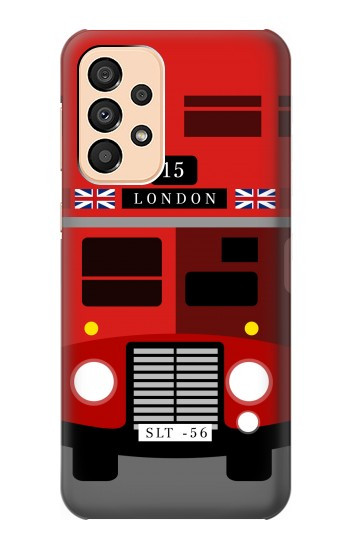 S2058 England British Double Decker Bus Hülle Schutzhülle Taschen für Samsung Galaxy A33 5G