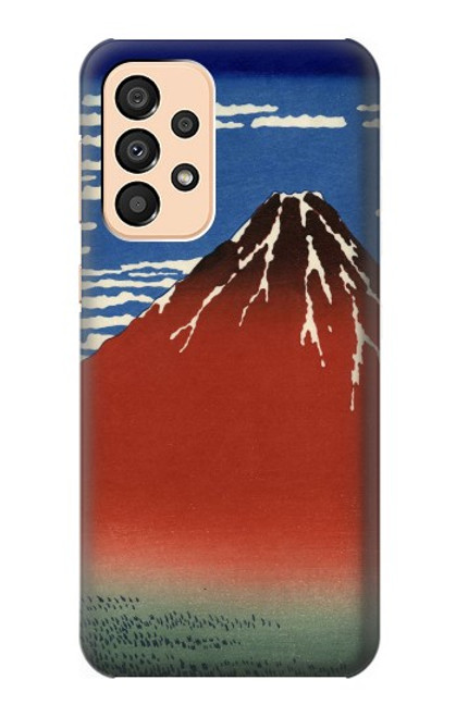 S2390 Katsushika Hokusai Red Fuji Hülle Schutzhülle Taschen für Samsung Galaxy A33 5G
