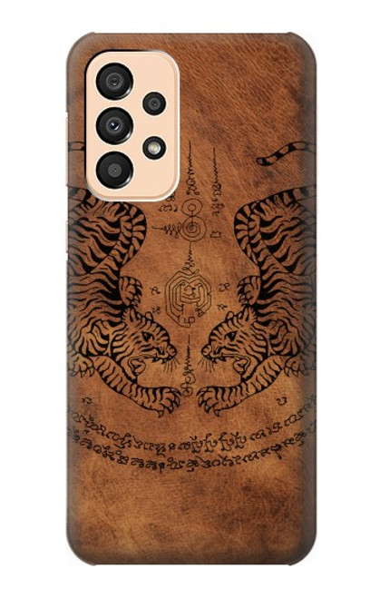 S3209 Sak Yant Twin Tiger Hülle Schutzhülle Taschen für Samsung Galaxy A33 5G