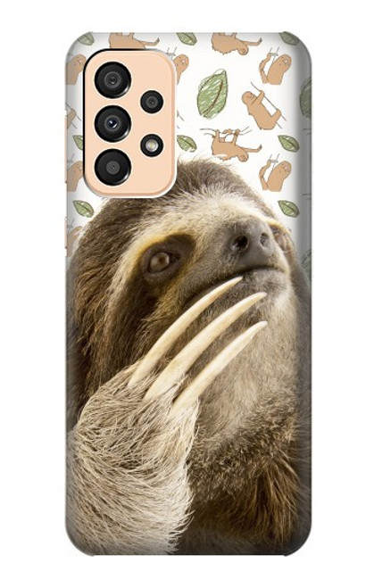 S3559 Sloth Pattern Hülle Schutzhülle Taschen für Samsung Galaxy A33 5G