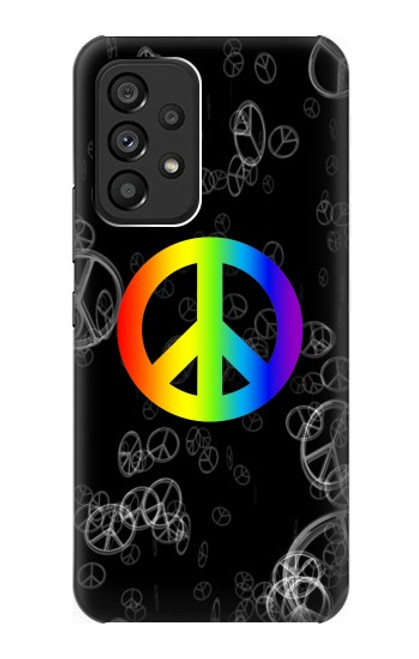 S2356 Peace Sign Hülle Schutzhülle Taschen für Samsung Galaxy A53 5G