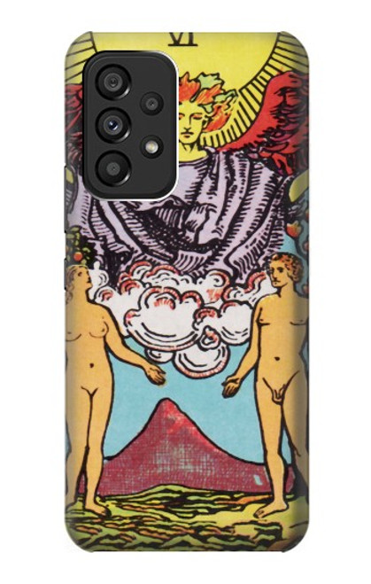 S2763 Lovers Tarot Card Hülle Schutzhülle Taschen für Samsung Galaxy A53 5G