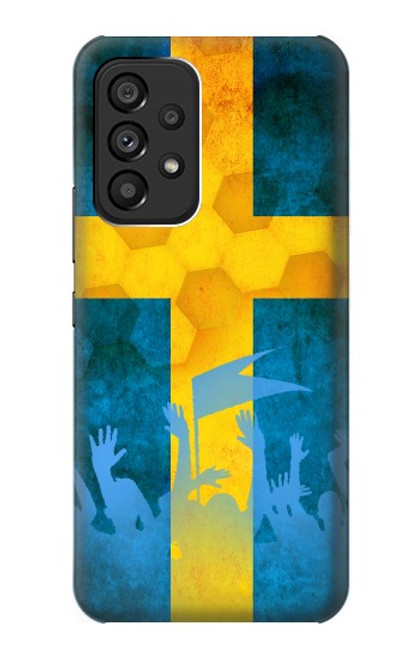 S2990 Sweden Football Soccer Hülle Schutzhülle Taschen für Samsung Galaxy A53 5G