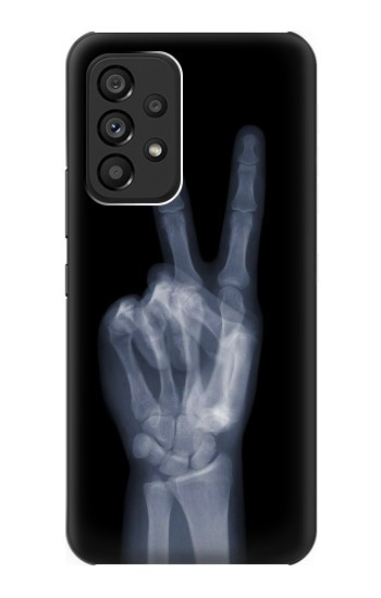 S3101 X-ray Peace Sign Fingers Hülle Schutzhülle Taschen für Samsung Galaxy A53 5G